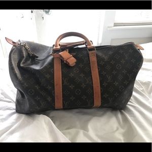 Authentic Louis Vuitton Monogram Keepall 50